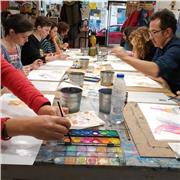 Clases de dibujo, pintura y ilustración (cuento, manga...), clases grupales y personales